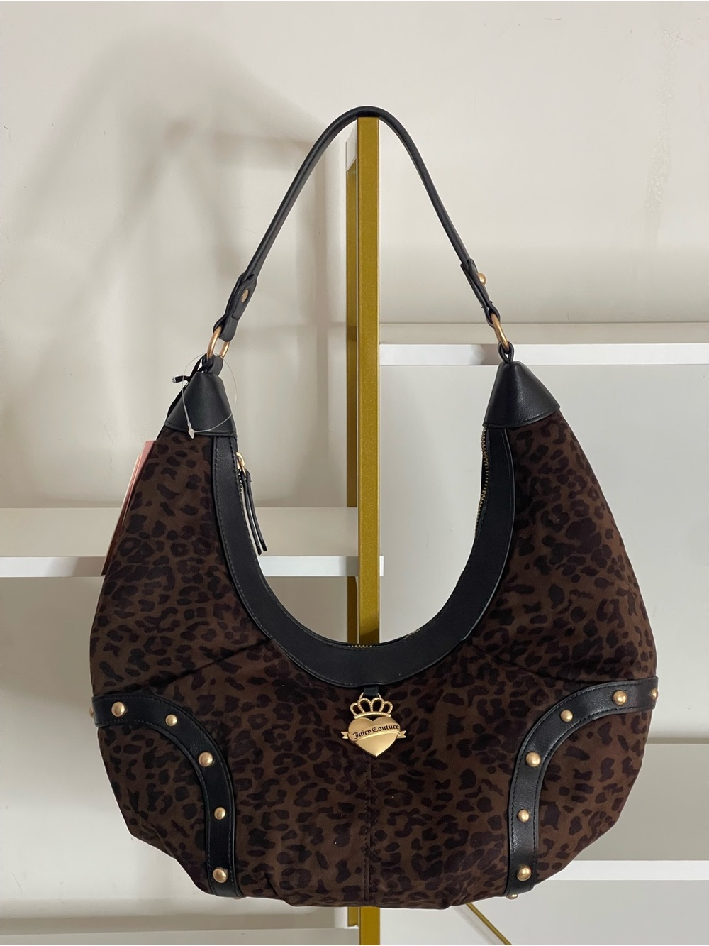 Juicy Couture Leopard Hobo Handbag